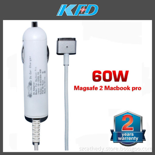 16.5V 3.65A 60W Portable Car Carger for Apple MacBook PRO A1181 A1184 A1330 A1342 A1278